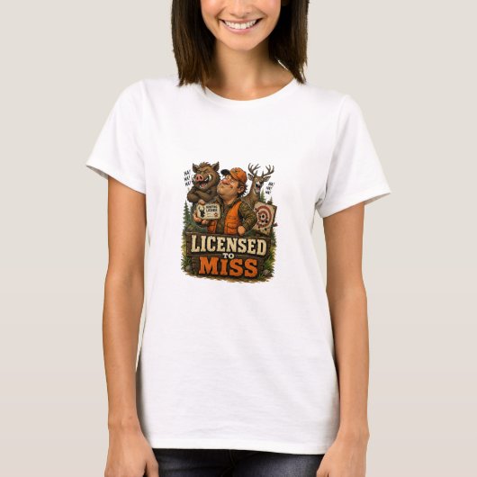T-shirt Licensed To Miss (Devant)