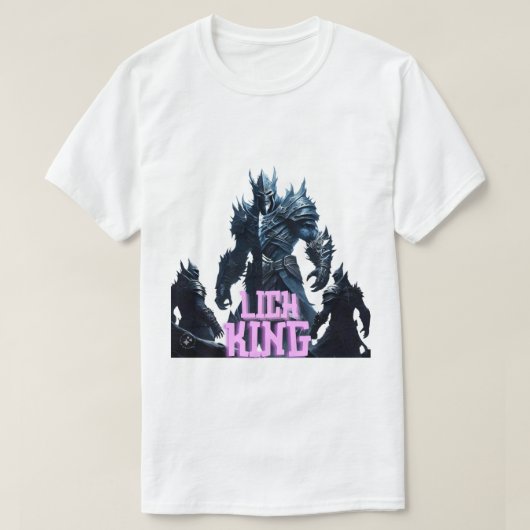 T-shirt lich king (Design voorkant)