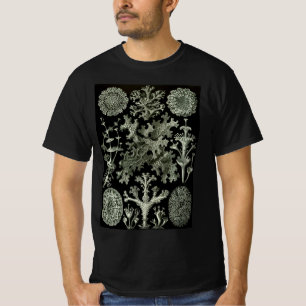 T-shirt Lichen par Ernst Haeckel, Plantes Vintages de la n