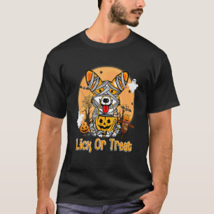 T-shirt Lick Or Treat Joli Costume Halloween Welsh Corgi M