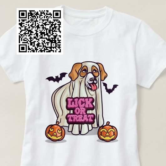 T-shirt Lick Ou Treat Dog Ghost