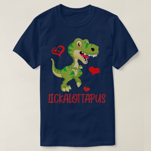 T-shirt Lickalottapus lesbienne (Design devant)