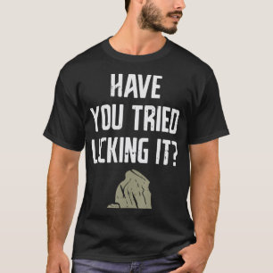 T-shirt Licking It Rock Science Géologie Pun Géologue Lapi