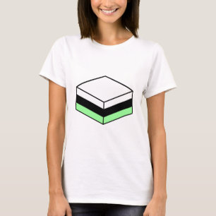 T-shirt Licorice All Sort - Blanc, Noir et Menthe Vert