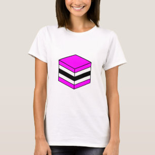 T-shirt Licorice All Sort - Magenta, Blanc et Noir 02
