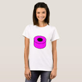 T-shirt Licorice All Sort - Magenta et noir (Devant entier)