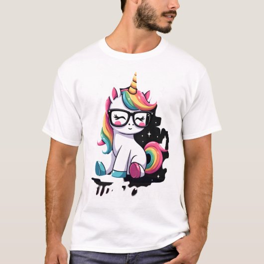 T-shirt licorne (Devant)