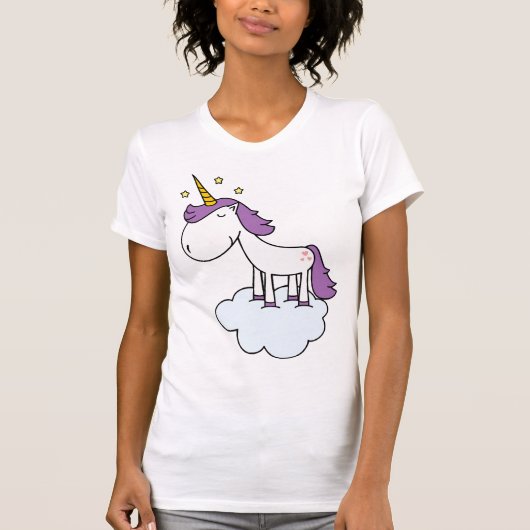 T-shirt licorne adorable (Devant)