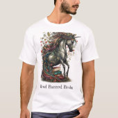 T-shirt Licorne adorable lit les livres interdits (Devant)