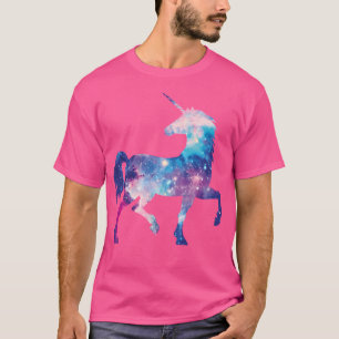 T-shirt Licorne Aquarelle Cosmique