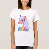 T-shirt Licorne arc-en-ciel (Devant)