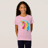 T-Shirt Licorne Arc-en-Ciel (Devant entier)
