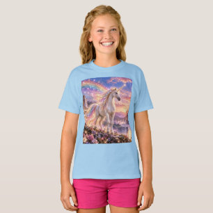 T-shirt Licorne Arc-en-Ciel Enchantée Enfants
