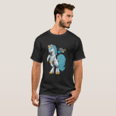 T-shirt licorne bébé MC on achète (Devant entier)
