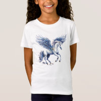 licorne blanche avec ailes