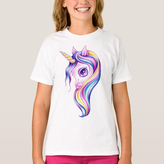 T-shirt Licorne Candy Pop (Devant)