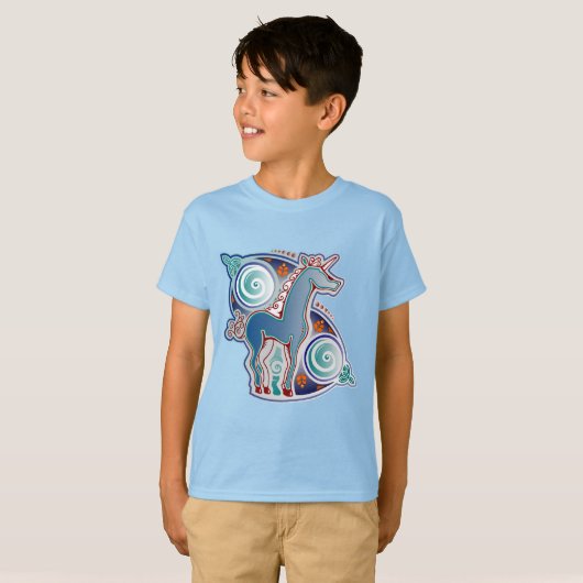 T-shirt Licorne celtique (Devant entier)