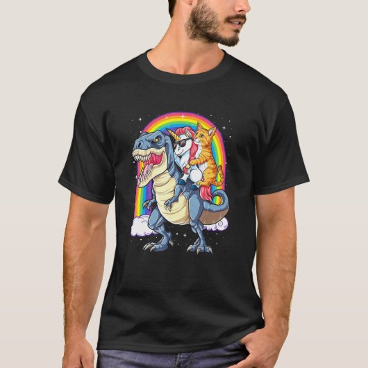 T-shirt Licorne Chat Dinosaurrex (Devant)