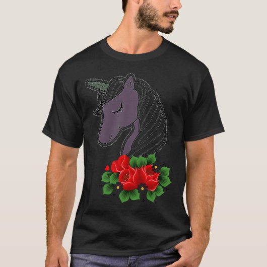 T-shirt licorne Classique (8) (Devant)