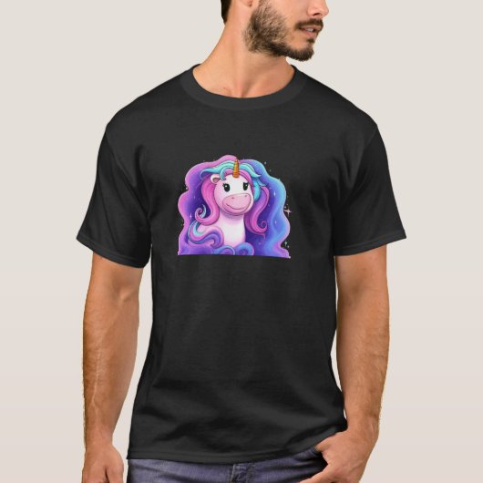 T-shirt Licorne Colorée (Devant)