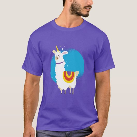 T-shirt Licorne d'alpaca (Devant)
