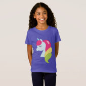 T-Shirt Licorne d'arc-en-ciel (Devant entier)