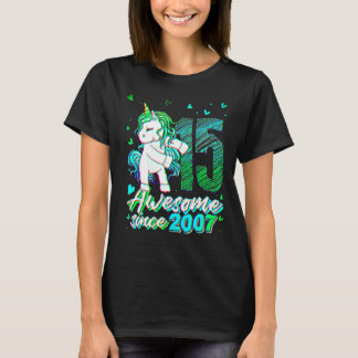 T-shirt Licorne de 15 ans faisant du flossing pour son 15è