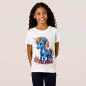 T-Shirt licorne de bébé (Devant entier)