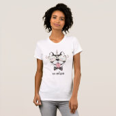 T-shirt Licorne de bouledogue français (Devant entier)