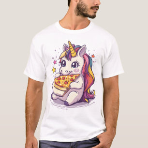 T-shirt Licorne de fête de pizza (1)