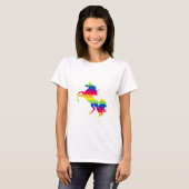 T-shirt Licorne de fierté (Devant entier)