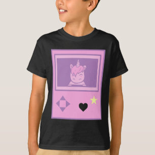 T-shirt Licorne de jeu mignonne de style manga fille anime