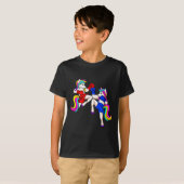 T-shirt Licorne de kickboxing Kickboxeuse Mma  (Devant entier)