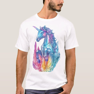 T-shirt Licorne de la grotte du cristal magique (1)