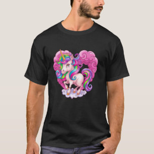 T-shirt Licorne de la Saint-Valentin Humour Enfants Prince