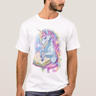 T-shirt Licorne de Livre Magique (1)