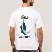 T-shirt Licorne de mer narval drôle (Dos)