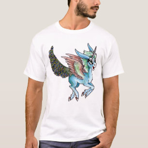 T-shirt Licorne de paon