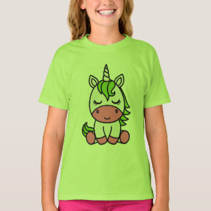 T-shirt Licorne de petite fille Poney