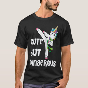 T-shirt Licorne de Taekwondo Classique Mignonne Mais Dang