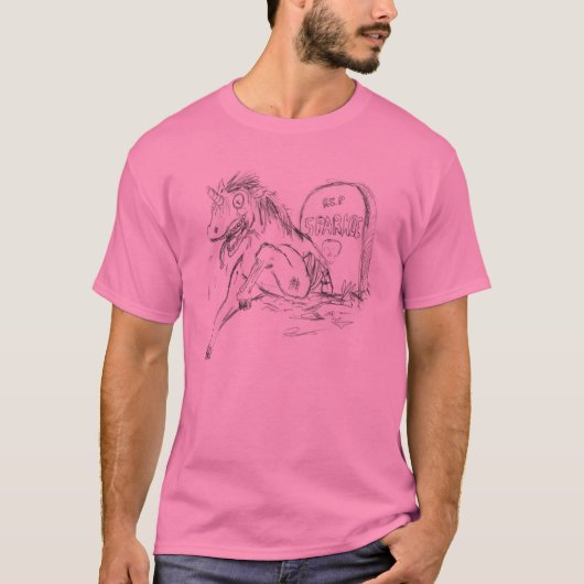 T-shirt Licorne de zombi (Devant)