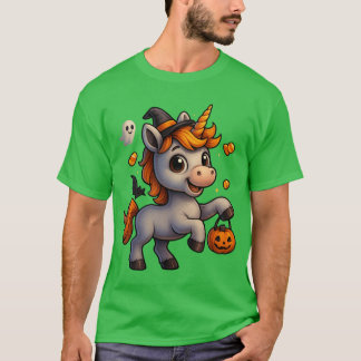 T-shirt Licorne drôle ou gâterie Chute mignonne d'Hallowee