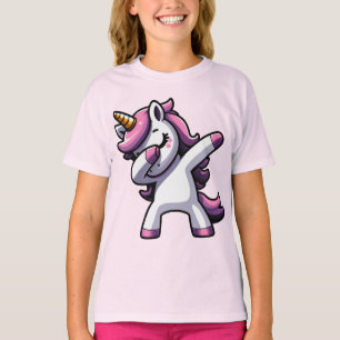 T-shirt Licorne Drôle Qui Dab Cute Pour Amoureux des Licor