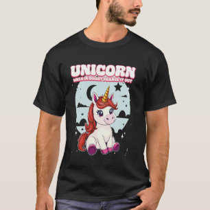 T-shirt Licorne En cas de doute, faites-le avec élégance L
