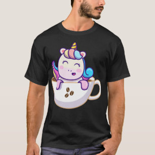 T-shirt licorne et art chaud