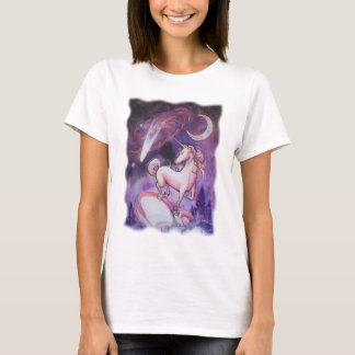 T-shirt Licorne et le ciel nocturne