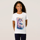 T-shirt Licorne Fantastique pour Fille (Devant entier)
