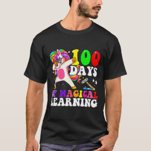 T-shirt Licorne Filles Jour De L'école 100 Jours D'école 