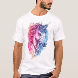 T-shirt Licorne Galaxie Cosmique (1)