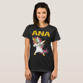 T-shirt Licorne Heureuse - Ana Nom (Devant entier)